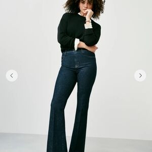 SPANX Dark Blue Flare Jeans